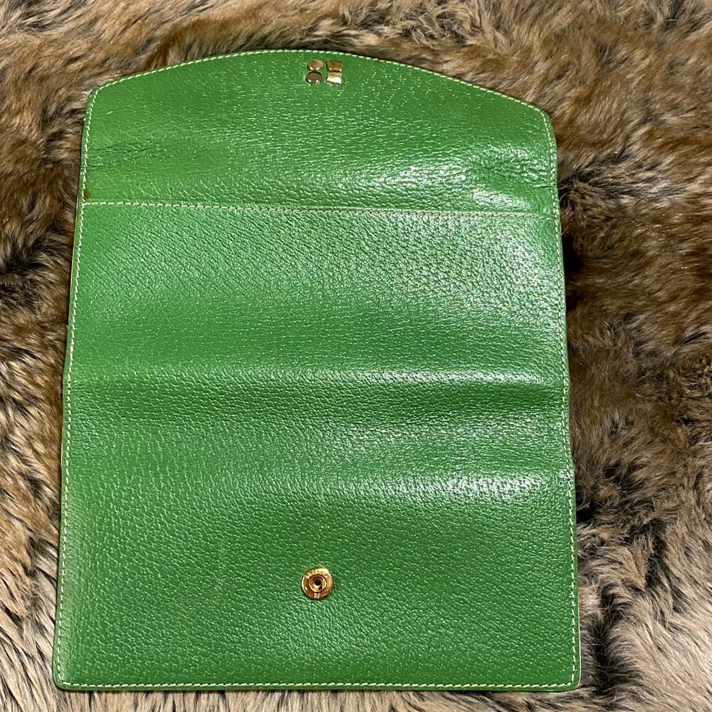 Kate Spade Vibrant Green Leather Wallet - Picture 4 of 4